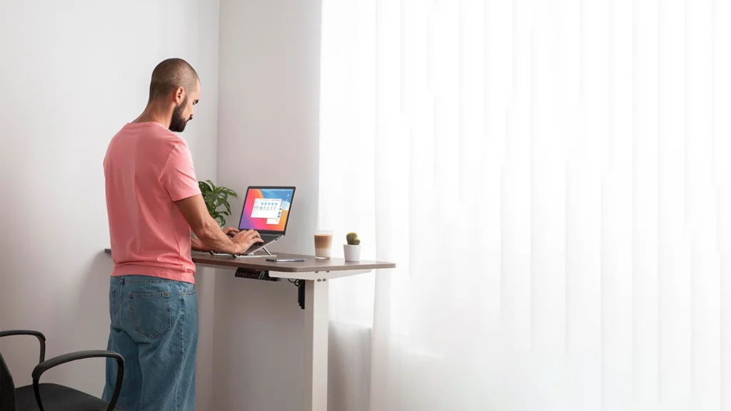 Doctor performing procedure